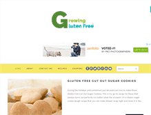 Tablet Screenshot of growingglutenfree.com